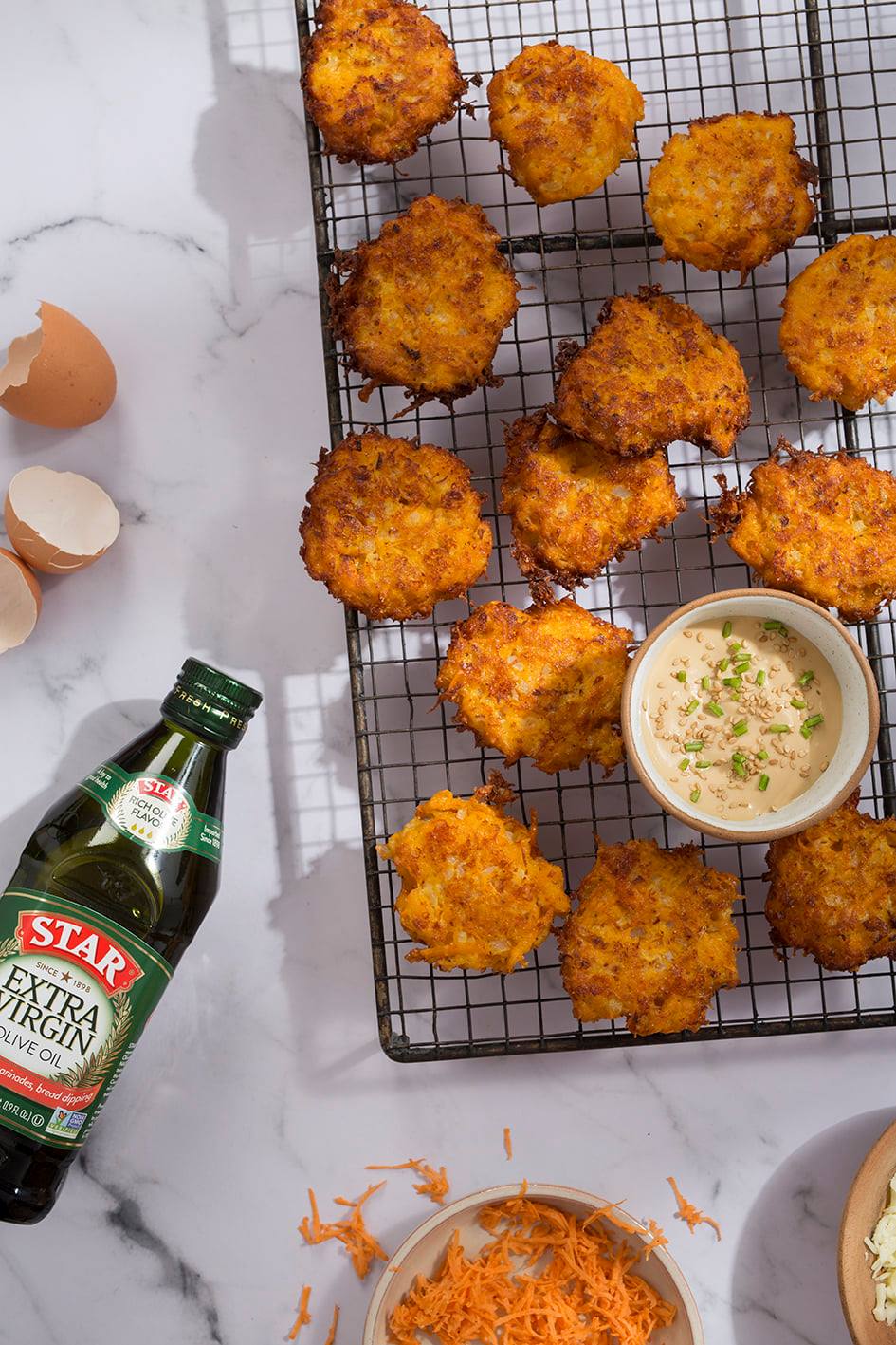 Sweet potato fritters