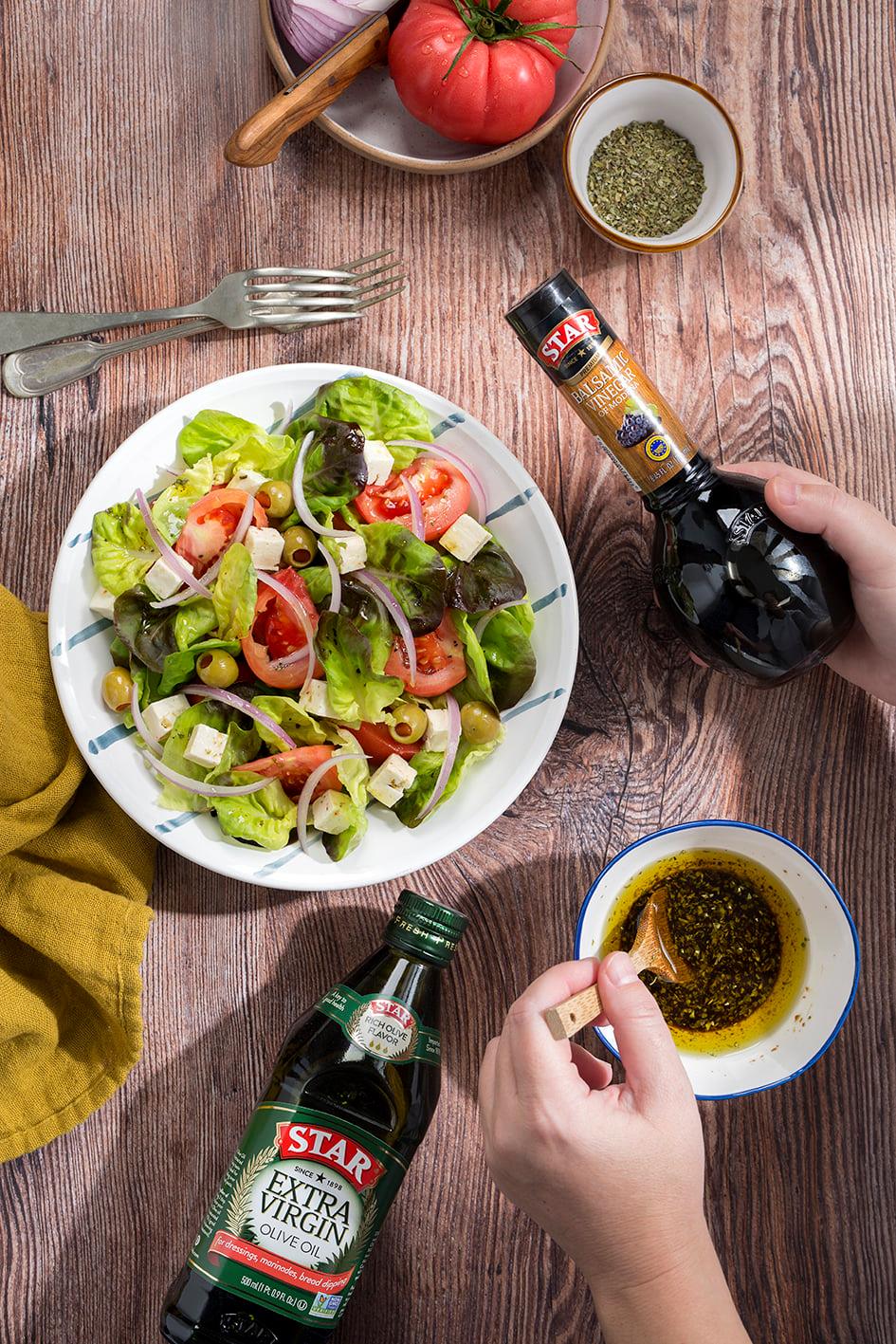 Vegan Mediterranean Style Salad